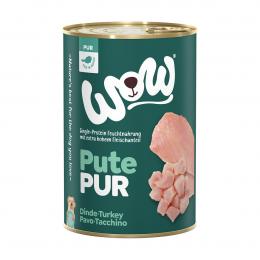 WOW Pur Pute Single Protein Futter 6x400g