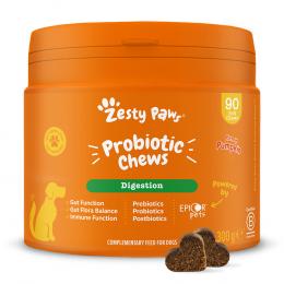 Angebot für Zesty Paws Probiotic Chews Kürbis - 90 Kautabletten - Kategorie Hund / Spezial- & Ergänzungsfutter / Magen & Darm / Snacks.  Lieferzeit: 1-2 Tage -  jetzt kaufen.