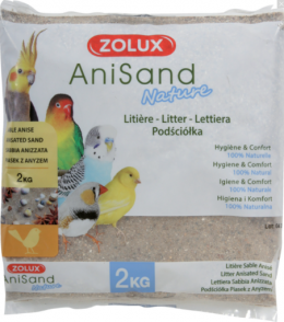 Zolux Anisand Natursand Für Vögel 2 Kg
