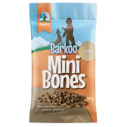 1 + 1 gratis! 2 x  200 g Barkoo Mini Bones (semi-moist) - mit Lamm
