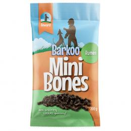 1 + 1 gratis! 2 x  200 g Barkoo Mini Bones (semi-moist) - mit Pansen