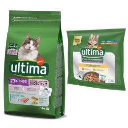 1,5 kg / 3 kg / 7,5 kg Ultima + 4 x 70 g Expert Nutrition gratis! - 1,5 kg Sterilized Sensible Forelle + 4 x 70 g Difficult Appetite Thunfisch & Huhn