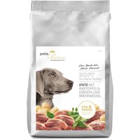 1,5 kg | pets Premium | Ente mit Kartoffeln, Erbsen und Brennnessel Soft | Trockenfutter | Hund