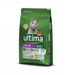 1 kg gratis! 7,5 kg / 10 kg Ultima - Sterilized Huhn & Gerste (10 kg)