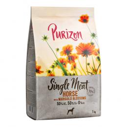 1 kg Purizon zum Probierpreis! - Single Meat Adult Pferd mit Süßkartoffel und Ringelblumen