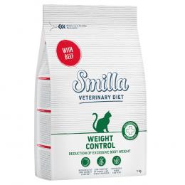 1 kg Smilla Veterinary Diet zum Probierpreis! - Weight Control Rind