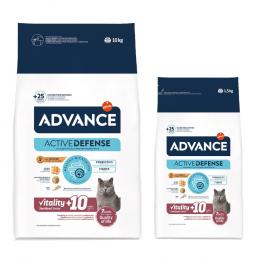 10 kg + 1,5 kg gratis! 11,5 kg Advance  - Sterilized Senior +10 mit Huhn