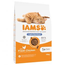 10 kg / 15 kg IAMS zum Sonderpreis! - Advanced Nutrition Sterilised Cat mit Huhn 10 kg