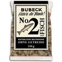 10 x 210 g | Bubeck | No. 2 mit Fisch Hundekuchen | Snack | Hund