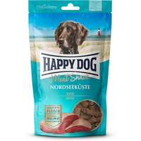 10 x 75 g | Happy Dog | Nordseeküste (Ente) Meat Snack | Snack | Hund