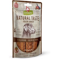 10 x 90 g | GranataPet | Perlhuhn Natural Taste | Snack | Hund