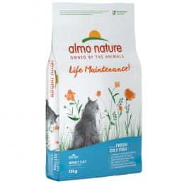 11 kg + 1 kg gratis! 12 kg Almo Nature Holistic - Fettfisch & Reis