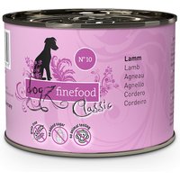 12 x 200 g | dogz finefood | No.10 Lamm Classic | Nassfutter | Hund