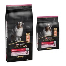 14 kg + 3 kg gratis! 17 kg PURINA PRO PLAN Adult - Medium Adult Lachs & Reis Sensitive Skin