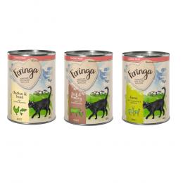 Angebot für 15% Rabatt! Feringa Classic Meat Mixpakete zum Aktionspreis!  6 x 400 g: Mixpaket 3 (Wild, Rind & Geflügel, Huhn & Forelle) - Kategorie Katze / Katzenfutter nass / Feringa / Promotions.  Lieferzeit: 1-2 Tage -  jetzt kaufen.