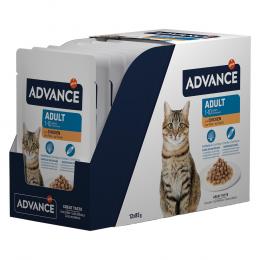 18 + 6 gratis! 24 x 85 g Advance - Adult Huhn