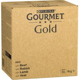 Angebot für 192 x 85 g Jumbopack Gourmet Gold zum Sonderpreis! - Feine Pastete - Kategorie Katzenfutter & Zubehör / Katzenfutter nass / Gourmet Gold / -.  Lieferzeit: 1-2 Tage -  jetzt kaufen.