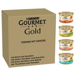 192 x 85 g Jumbopack Gourmet Gold zum Sonderpreis! - Terrine mit Gemüse