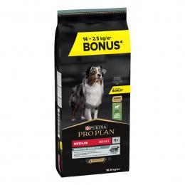 2 kg / 2,5 kg gratis! 14 kg / 16,5 kg PURINA PRO PLAN - 16,5 kg Medium Adult Sensitive Digestion: Lamm & Reis