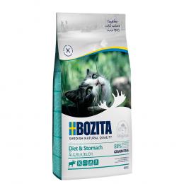 2 kg gratis! 10 kg Bozita Katzenfutter - Grainfree Diet & Stomach Elch