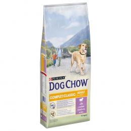 2 kg gratis! 14 kg PURINA Dog Chow - Complet/Classic mit Lamm