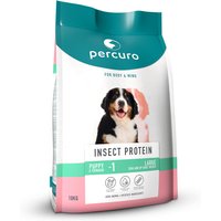 2 x 10 kg | percuro | Insect Protein Puppy Large Breed | Trockenfutter | Hund