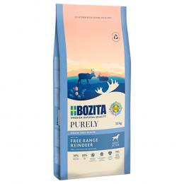 2 x 11 kg Bozita Dog Purely  Grain Free zum Sonderpreis! - Adult Active Rentier