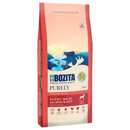 2 x 11 kg Bozita Dog Purely  Grain Free zum Sonderpreis! - Adult Large Lachs & Rind