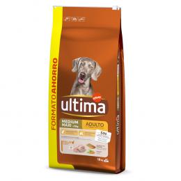 2 x Ultima zum Sonderpreis! -  Medium / Maxi Adult Huhn & Reis (2 x 18 kg )