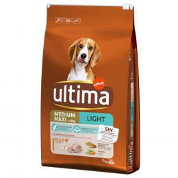 2 x Ultima zum Sonderpreis! - Medium / Maxi Light Adult Huhn (2 x 7 kg)