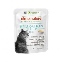 20 + 4 gratis! 24 x 50 g Almo Nature HFC Hydration Help - Sardinenbrühe mit Sardinen