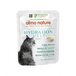 20 + 4 gratis! 24 x 50 g Almo Nature HFC Hydration Help - Thunfischbrühe mit Thunfischfilet