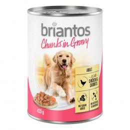 20 + 4 gratis! Briantos Chunks in Gravy 24 x 415 g - Huhn und Karotten