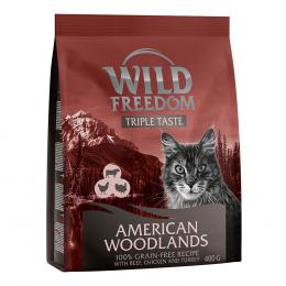 20% Rabatt auf 2 x 400 g Wild Freedom Trockenfutter! American Woodlands - Rind, Huhn, Truthahn