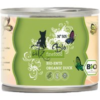 24 x 200 g | catz finefood | No. 505 Ente Bio | Nassfutter | Katze