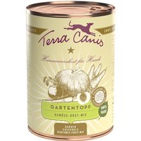 24 x 400 g | Terra Canis | Gemüse-Obst-Mix Gartentopf | Ergänzung | Hund