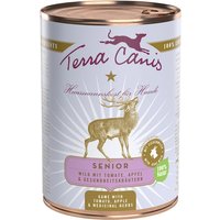 24 x 400 g | Terra Canis | Wild mit Tomate, Apfel & Gesundheitskräutern Senior | Nassfutter | Hund