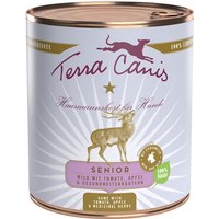 24 x 800 g | Terra Canis | Wild mit Tomate, Apfel & Gesundheitskräutern Senior | Nassfutter | Hund