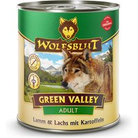 24 x 800 g | Wolfsblut | Green Valley - Lamm & Lachs mit Kartoffeln Adult | Nassfutter | Hund