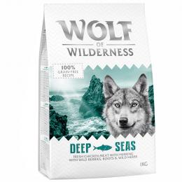 3 + 1 gratis! 4 x 1 kg Wolf of Wilderness - Deep Seas - Hering