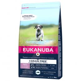 3 kg / 12 kg Eukanuba Grain Free Puppy zum Sonderpreis! - Large Breed Lachs (3 kg)