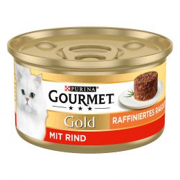 38 + 10 gratis! 48 x 85 g Gourmet Gold - Raffiniertes Ragout - Rind