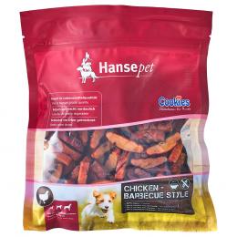 4 + 1 gratis! 5 x Hansepet Cookies Hundesnacks - Gegrilltes Huhn – BBQ Style (5 x 475 g)