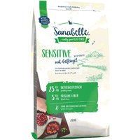 4 x 2 kg | Sanabelle | Sensitive Geflügel Original | Trockenfutter | Katze