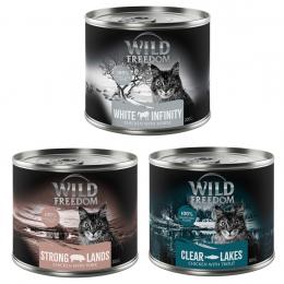 5 + 1 gratis! Wild Freedom 6 x 200 g - Mixpaket 3: Forelle, Schwein, Pferd