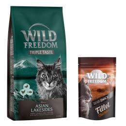 6,5 kg Wild Freedom + Filet Snack gratis! Asian Lakesides - Ente, Huhn & Meeresfisch