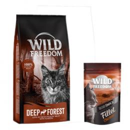 6,5 kg Wild Freedom + Filet Snack gratis! Deep Forest - Hirsch