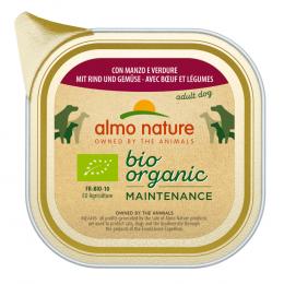 6 x 100 g Almo Nature BioOrganic Maintenance zum Sonderpreis! - mit Bio Rind & Bio Gemüse