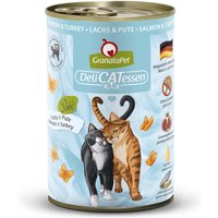 6 x 400 g | GranataPet | Lachs & Pute DeliCatessen | Nassfutter | Katze