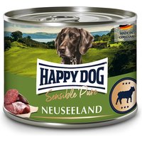 6 x 400 g | Happy Dog | Neuseeland Sensible Pure | Nassfutter | Hund
